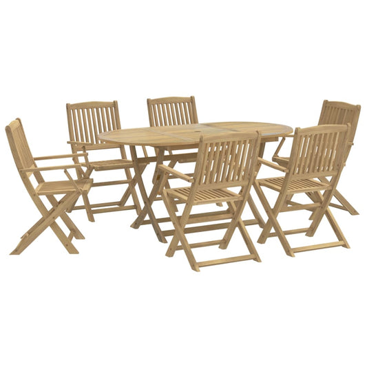 7 Piece Garden Dining Set Solid Wood Acacia 7 Piece Garden Dining Set Solid Wood Acacia