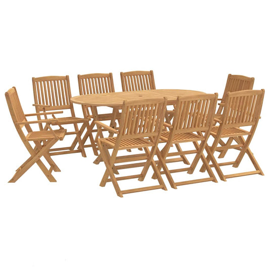 9 Piece Garden Dining Set Solid Wood Acacia 9 Piece Garden Dining Set Solid Wood Acacia