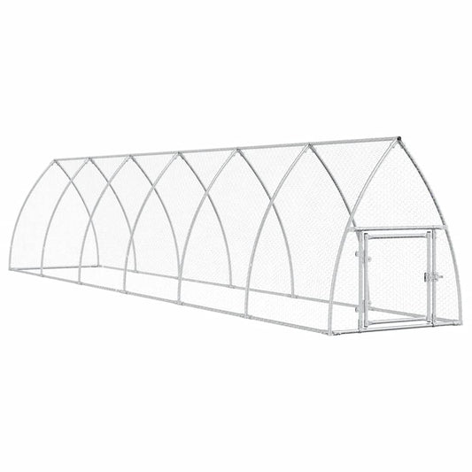Chicken Cage Silver 600x105x120 cm Galvanised Steel Chicken Cage Silver 600x105x120 cm Galvanised Steel