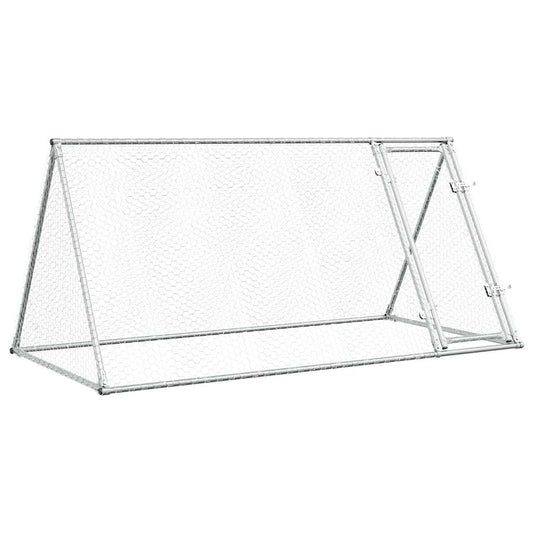 Chicken Cage Silver 200x105x91 cm Galvanised Steel Chicken Cage Silver 200x105x91 cm Galvanised Steel