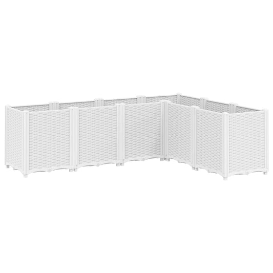 Garden Planter White 160x120x53 cm PP Garden Planter White 160x120x53 cm PP