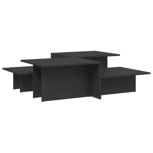 Coffee Tables 2 pcs Grey Engineered Wood Coffee Tables 2 pcs Grey Engineered Wood