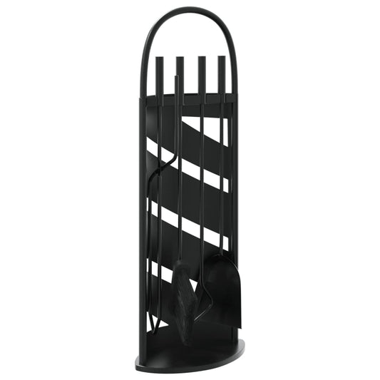 5 Piece Fireplace Tool Set 23x15x66 cm Steel 5 Piece Fireplace Tool Set 23x15x66 cm Steel