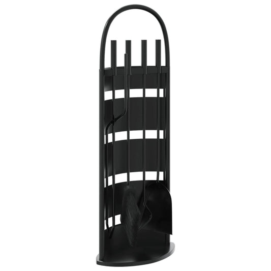5 Piece Fireplace Tool Set 23x15x66 cm Steel 5 Piece Fireplace Tool Set 23x15x66 cm Steel