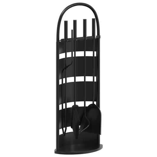 5 Piece Fireplace Tool Set 23x15x66 cm Steel 5 Piece Fireplace Tool Set 23x15x66 cm Steel