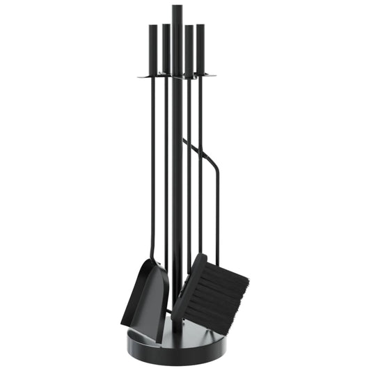 5 Piece Fireplace Tool Set 18x66 cm Steel 5 Piece Fireplace Tool Set 18x66 cm Steel