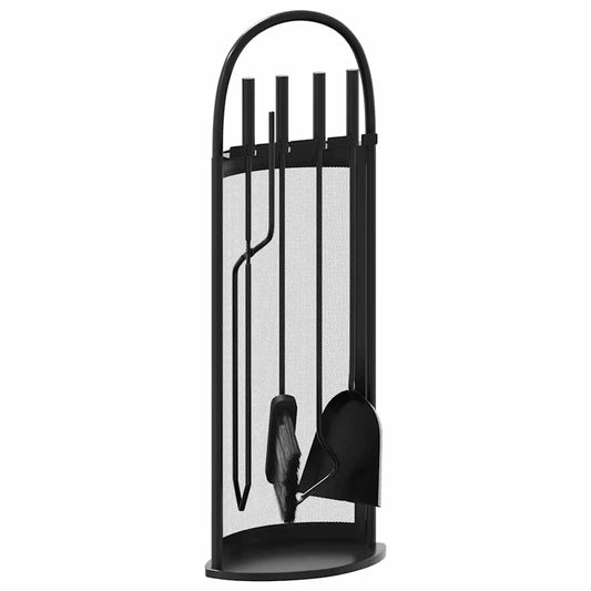 5 Piece Fireplace Tool Set 23x15x66 cm Steel 5 Piece Fireplace Tool Set 23x15x66 cm Steel