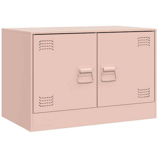 TV Cabinet Pink 67x39x44 cm Steel TV Cabinet Pink 67x39x44 cm Steel