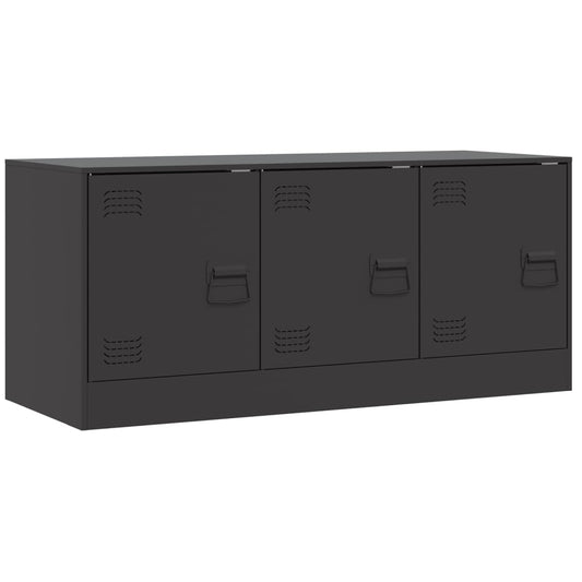 TV Cabinet Black 99x39x44 cm Steel TV Cabinet Black 99x39x44 cm Steel