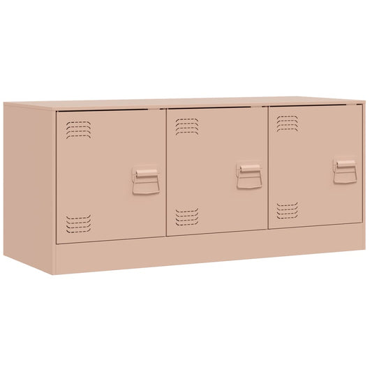 TV Cabinet Pink 99x39x44 cm Steel TV Cabinet Pink 99x39x44 cm Steel