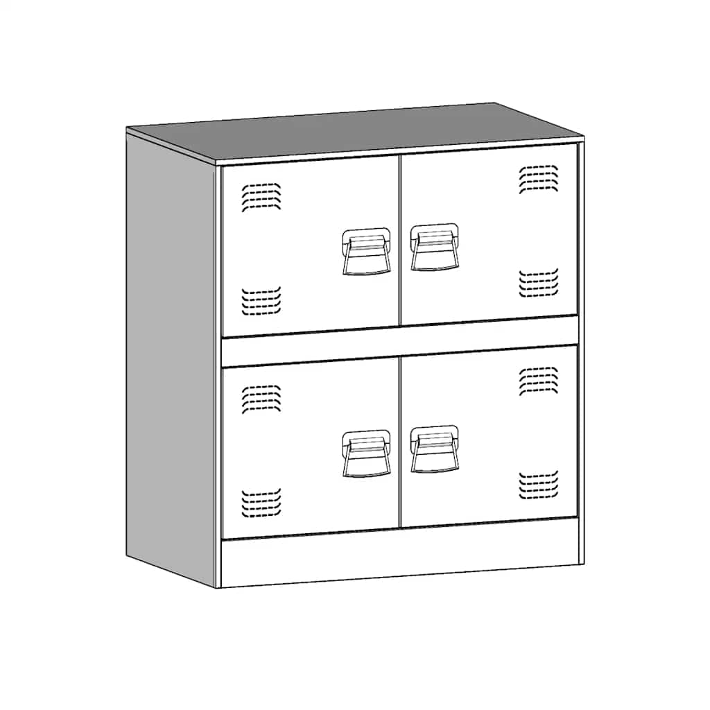 Sideboard | Black | Cold-rolled Steel | Medium | Sideboard | Rectangular