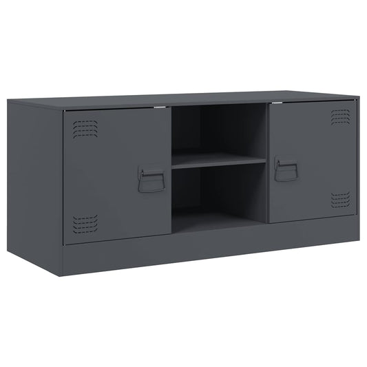 TV Cabinet Anthracite 99x39x44 cm Steel TV Cabinet Anthracite 99x39x44 cm Steel