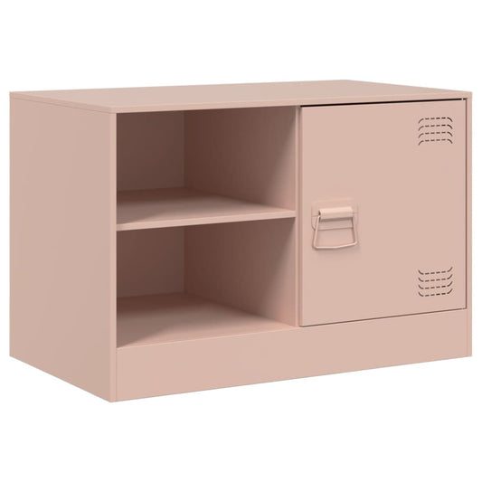 TV Cabinet Pink 67x39x44 cm Steel TV Cabinet Pink 67x39x44 cm Steel