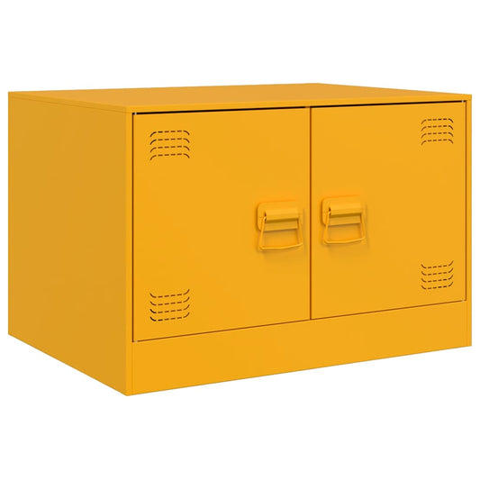Coffee Table Mustard Yellow 67x50x44 cm Steel Coffee Table Mustard Yellow 67x50x44 cm Steel