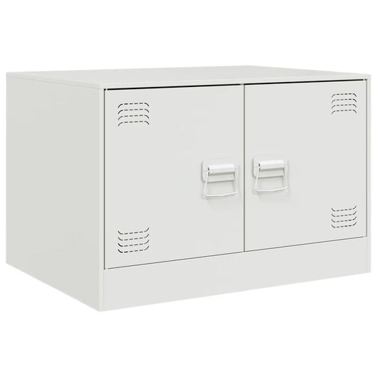 Coffee Table White 67x50x44 cm Steel Coffee Table White 67x50x44 cm Steel