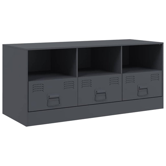 TV Cabinet Anthracite 99x39x44 cm Steel TV Cabinet Anthracite 99x39x44 cm Steel