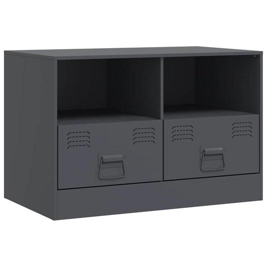 TV Cabinet Anthracite 67x39x44 cm Steel TV Cabinet Anthracite 67x39x44 cm Steel