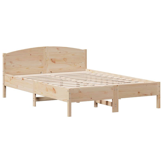 Bed Frame without Mattress 140x200 cm Solid Wood Pine Bed Frame without Mattress 140x200 cm Solid Wood Pine