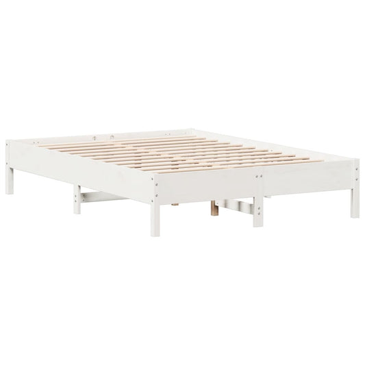 Bed Frame | White | Solid Pine Wood | King Size | Stylish | Bed Frame Bed Frame | White | Solid Pine Wood | King Size | Stylish | Bed Frame