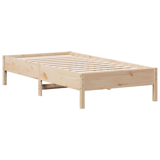 Bed Frame without Mattress 75x190 cm Solid Wood Pine Bed Frame without Mattress 75x190 cm Solid Wood Pine
