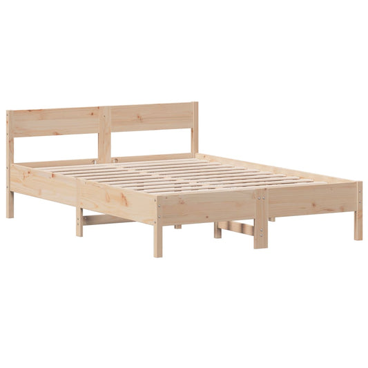 Bed Frame without Mattress 150x200 cm Solid Wood Pine Bed Frame without Mattress 150x200 cm Solid Wood Pine