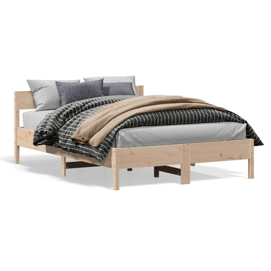 Bed Frame without Mattress 140x200 cm Solid Wood Pine Bed Frame without Mattress 140x200 cm Solid Wood Pine