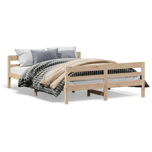 Bed Frame without Mattress 120x200 cm Solid Wood Pine Bed Frame without Mattress 120x200 cm Solid Wood Pine