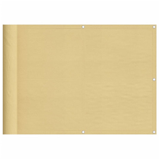 Balcony Screen Sand 75x300 cm 100% Polyester Oxford Balcony Screen Sand 75x300 cm 100% Polyester Oxford
