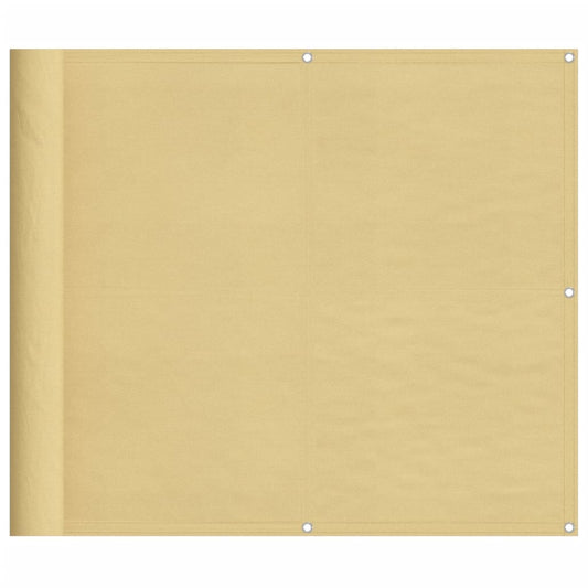 Balcony Screen Sand 90x400 cm 100% Polyester Oxford Balcony Screen Sand 90x400 cm 100% Polyester Oxford