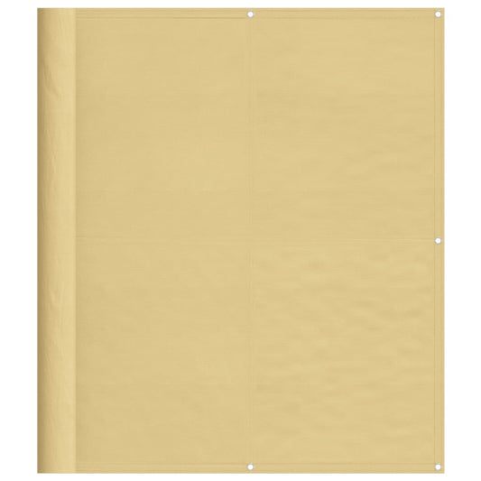 Balcony Screen Sand 120x500 cm 100% Polyester Oxford Balcony Screen Sand 120x500 cm 100% Polyester Oxford