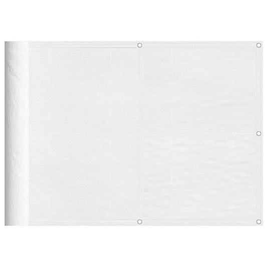 Balcony Screen White 75x800 cm 100% Polyester Oxford Balcony Screen White 75x800 cm 100% Polyester Oxford