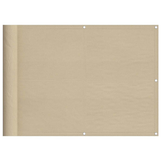 Balcony Screen Beige 75x700 cm 100% Polyester Oxford Balcony Screen Beige 75x700 cm 100% Polyester Oxford