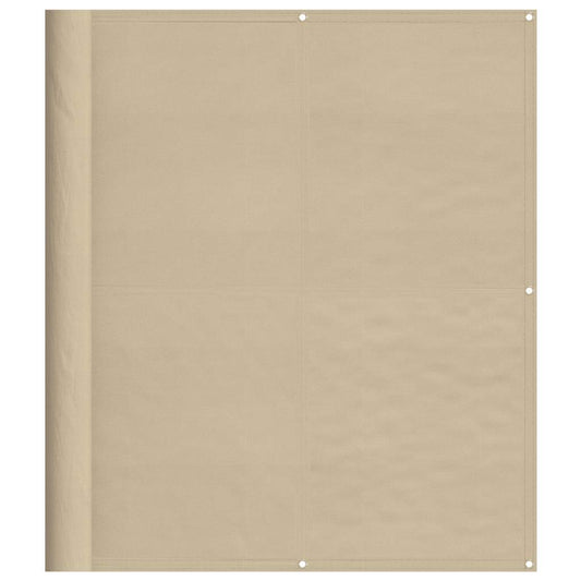 Balcony Screen Beige 120x700 cm 100% Polyester Oxford Balcony Screen Beige 120x700 cm 100% Polyester Oxford