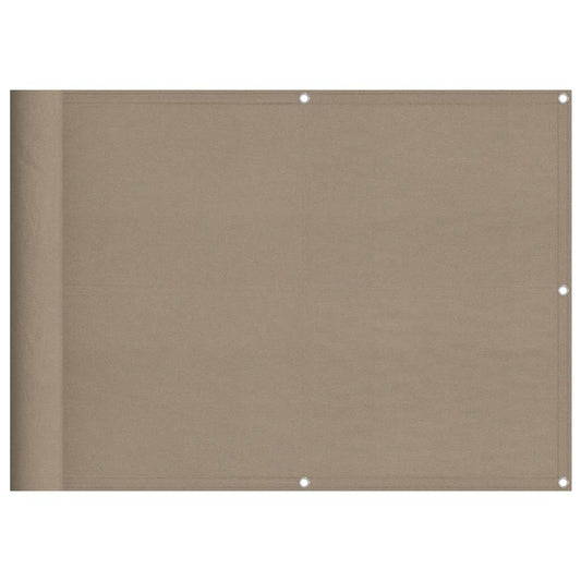 Balcony Screen Taupe 75x800 cm 100% Polyester Oxford Balcony Screen Taupe 75x800 cm 100% Polyester Oxford