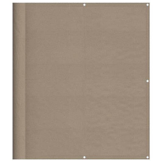 Balcony Screen Taupe 120x700 cm 100% Polyester Oxford Balcony Screen Taupe 120x700 cm 100% Polyester Oxford