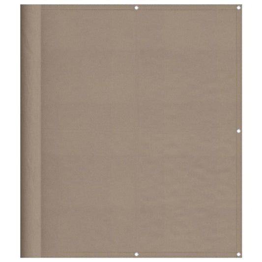 Balcony Screen Taupe 120x800 cm 100% Polyester Oxford Balcony Screen Taupe 120x800 cm 100% Polyester Oxford