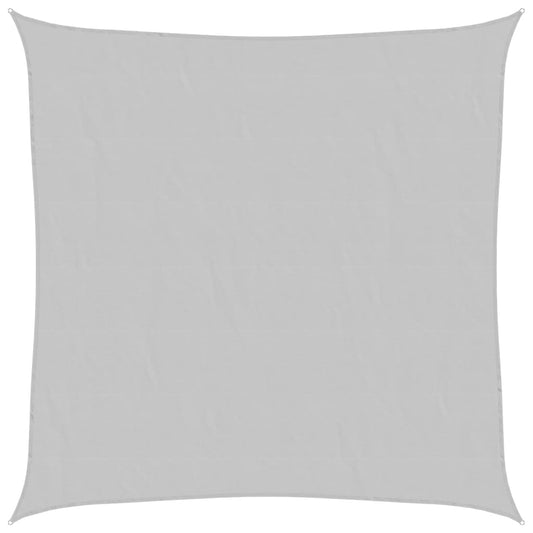 Sun Shade Sail Light Grey 2x2 m 100% Polyester Oxford Sun Shade Sail Light Grey 2x2 m 100% Polyester Oxford