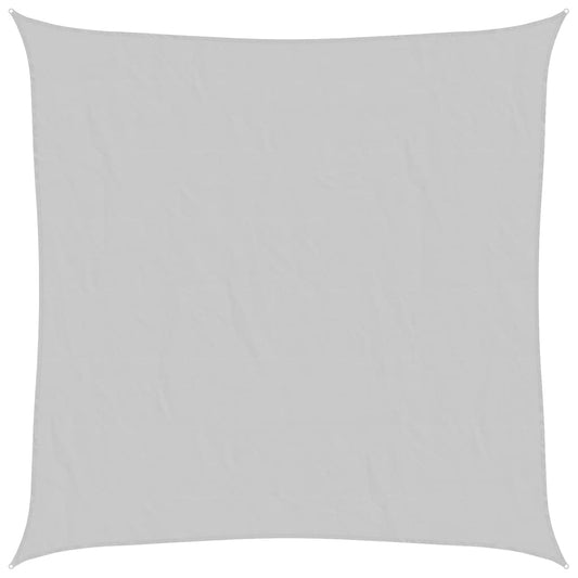 Sun Shade Sail Light Grey 7x7 m 100% Polyester Oxford Sun Shade Sail Light Grey 7x7 m 100% Polyester Oxford
