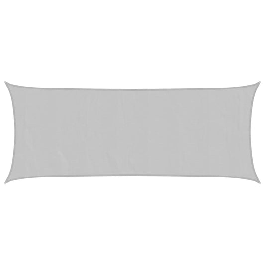 Sun Shade Sail Light Grey 5x2 m 100% Polyester Oxford Sun Shade Sail Light Grey 5x2 m 100% Polyester Oxford