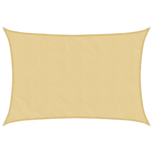 Sun Shade Sail Sand 4x2.5 m 100% Polyester Oxford Sun Shade Sail Sand 4x2.5 m 100% Polyester Oxford