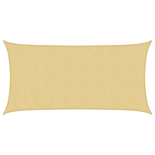 Sun Shade Sail Sand 4.5x2.5 m 100% Polyester Oxford Sun Shade Sail Sand 4.5x2.5 m 100% Polyester Oxford