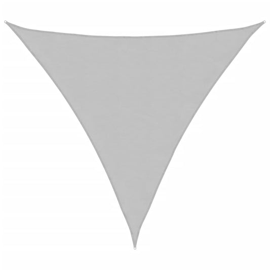 Sun Shade Sail Light Grey 3x3x3 m 100% Polyester Oxford Sun Shade Sail Light Grey 3x3x3 m 100% Polyester Oxford