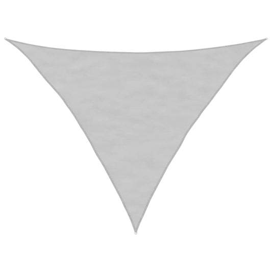 Sun Shade Sail Light Grey 3.5x3.5x4.9 m 100% Polyester Oxford Sun Shade Sail Light Grey 3.5x3.5x4.9 m 100% Polyester Oxford