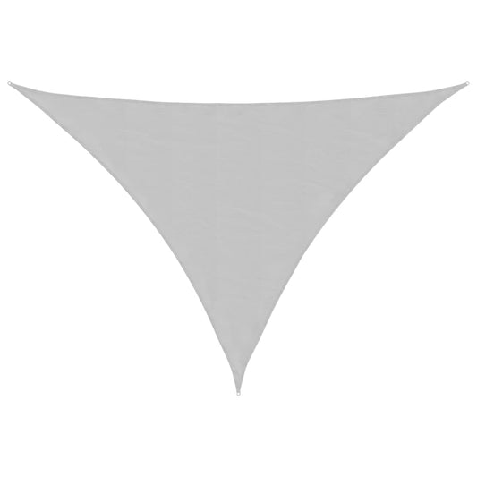 Sun Shade Sail Light Grey 4x4x5.8 m 100% Polyester Oxford Sun Shade Sail Light Grey 4x4x5.8 m 100% Polyester Oxford