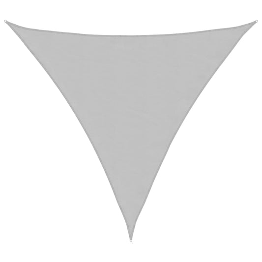 Sun Shade Sail Light Grey 6x6x6 m 100% Polyester Oxford Sun Shade Sail Light Grey 6x6x6 m 100% Polyester Oxford