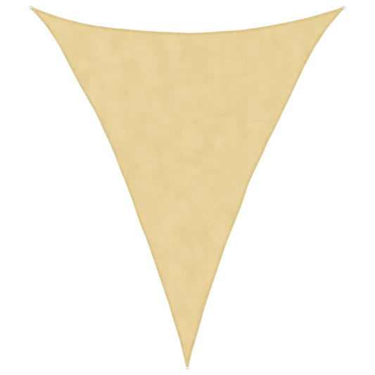 Sun Shade Sail Sand 3x4x4 m 100% Polyester Oxford Sun Shade Sail Sand 3x4x4 m 100% Polyester Oxford