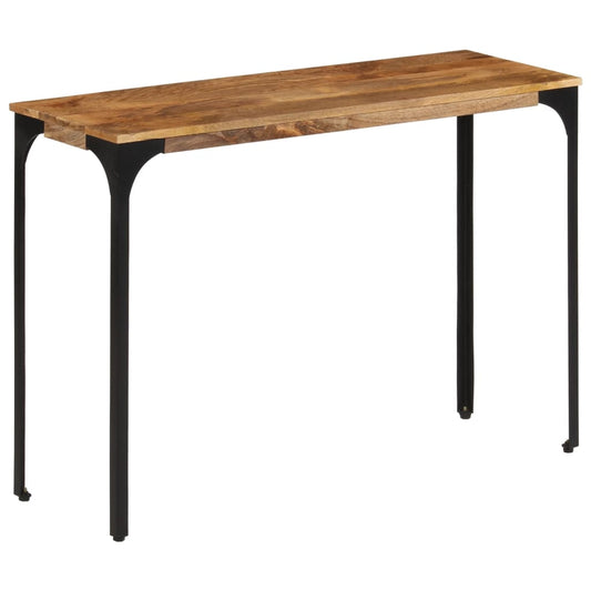 Console Table Brown 110x35x76 cm Solid Wood Mango and Iron Console Table Brown 110x35x76 cm Solid Wood Mango and Iron