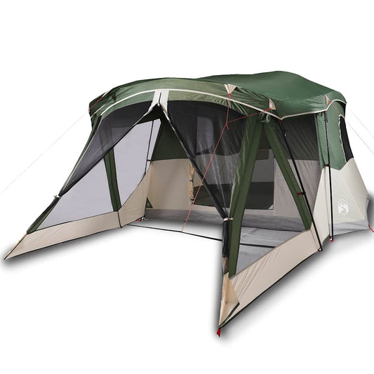 Camping Tent with Porch 4-Person Green Waterproof Camping Tent with Porch 4-Person Green Waterproof