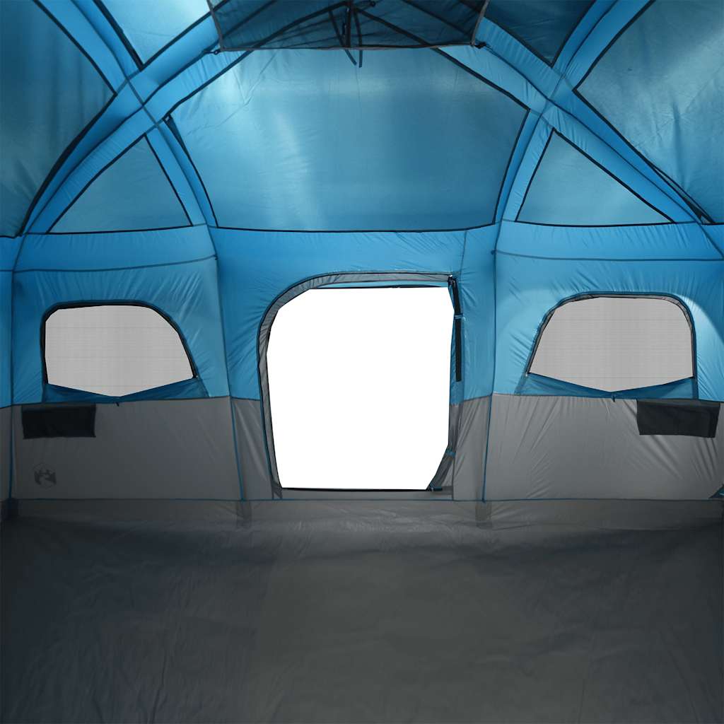 Family Tent Cabin 10-Person Blue Waterproof