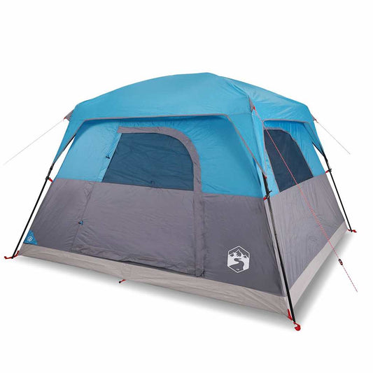 Camping Tent Cabin 4-Person Blue Waterproof Camping Tent Cabin 4-Person Blue Waterproof